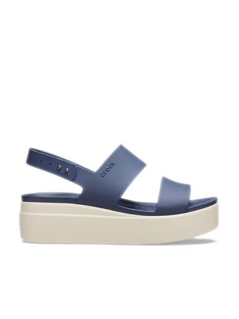 crocs™ BROOKLYN LOW WEDGE NAVY BLUE WOMEN